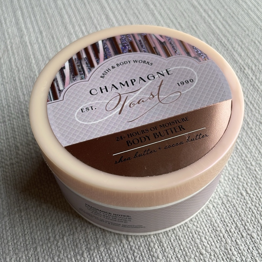 Bath & Body Works Bath and Body Work CHAMPAGNE TOAST Whipped Body Butter